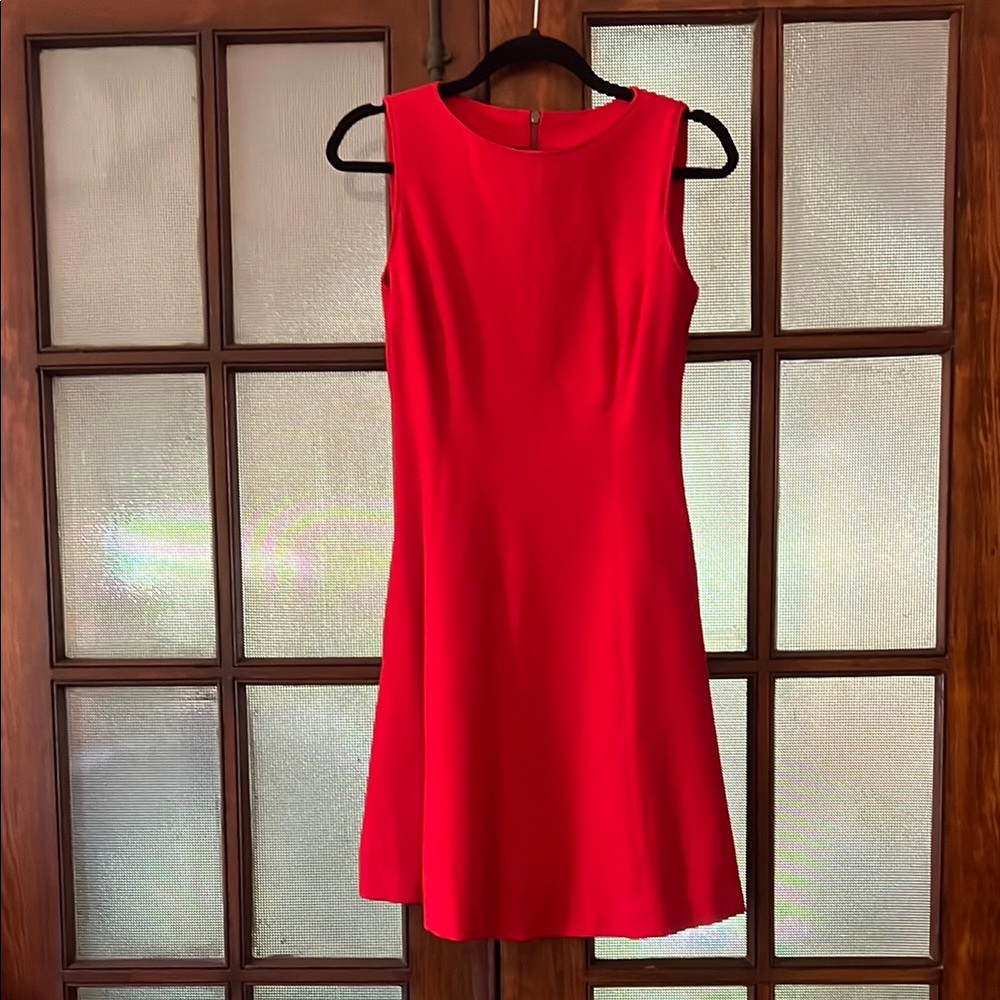 Spanx Perfect Fit & Flare Dress in Red - Picture 2 of 8